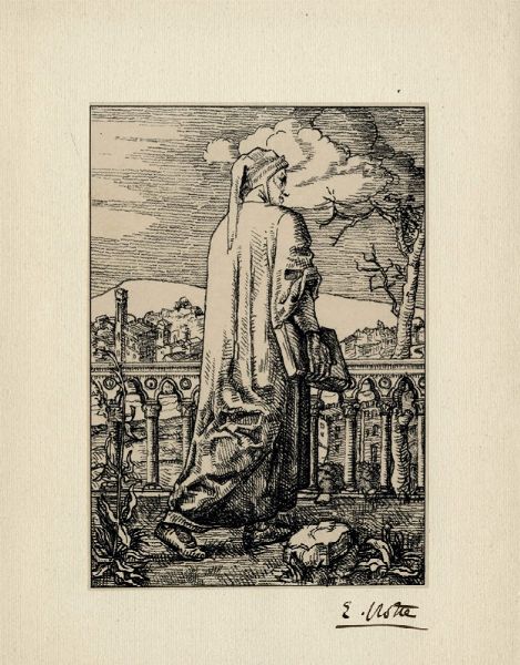 Alberto Martini : Lotto composto di 3 incisioni per la Divina Commedia.  - Asta Arte Antica, Moderna e Contemporanea [parte II] - Associazione Nazionale - Case d'Asta italiane