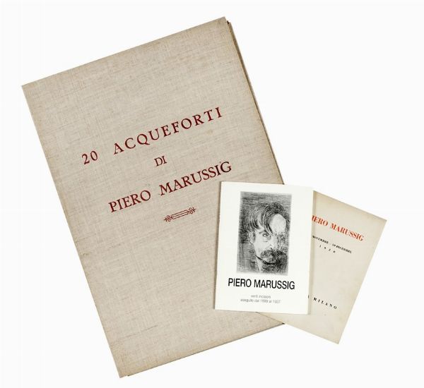 Piero Marussig : Venti acqueforti di Piero Marussig.  - Asta Arte Antica, Moderna e Contemporanea [parte II] - Associazione Nazionale - Case d'Asta italiane