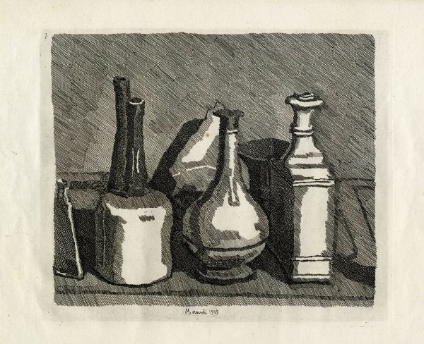 Giorgio Morandi : Natura morta.  - Asta Arte Antica, Moderna e Contemporanea [parte II] - Associazione Nazionale - Case d'Asta italiane