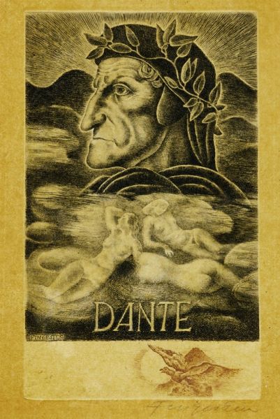 MICHEL FINGESTEN : Dante.  - Asta Arte Antica, Moderna e Contemporanea [parte II] - Associazione Nazionale - Case d'Asta italiane