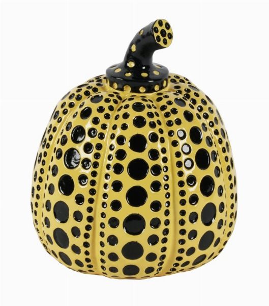 YAYOI KUSAMA : Yellow and Black Pumpkin.  - Asta Arte Antica, Moderna e Contemporanea [parte II] - Associazione Nazionale - Case d'Asta italiane