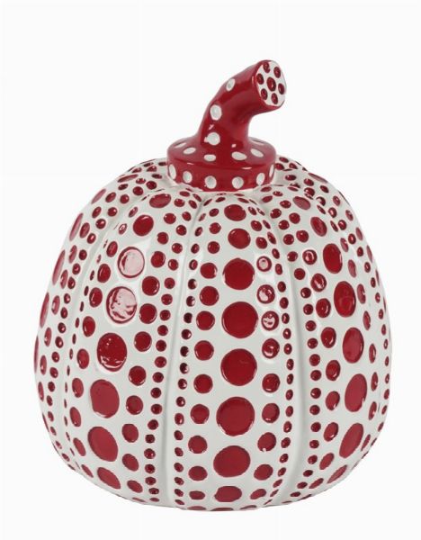 YAYOI KUSAMA : White and Red Pumpkin.  - Asta Arte Antica, Moderna e Contemporanea [parte II] - Associazione Nazionale - Case d'Asta italiane