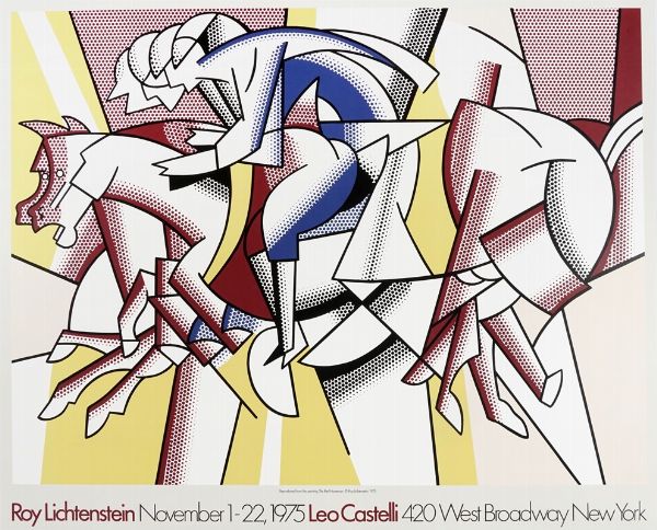 Roy Lichtenstein : Manifesto della Mostra di Roy Lichtenstein alla Galleria di Leo Castelli, New York.  - Asta Arte Antica, Moderna e Contemporanea [parte II] - Associazione Nazionale - Case d'Asta italiane