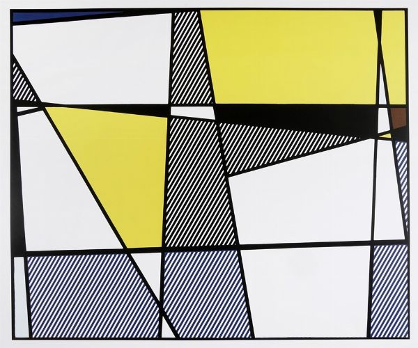 Roy Lichtenstein : Cow Going Abstract (Triptych).  - Asta Arte Antica, Moderna e Contemporanea [parte II] - Associazione Nazionale - Case d'Asta italiane