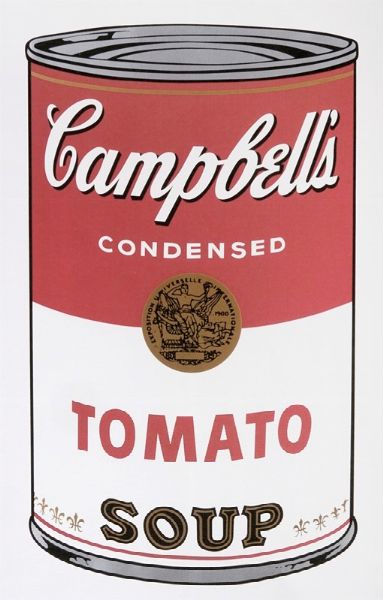 Andy Warhol : Campbell's Soup. Tomato.  - Asta Arte Antica, Moderna e Contemporanea [parte II] - Associazione Nazionale - Case d'Asta italiane