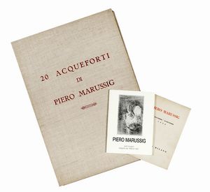 Piero Marussig - Venti acqueforti di Piero Marussig.