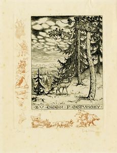 GUIDO BALSAMO STELLA - Ex Libris Zv Cigen F. Gervmsky.