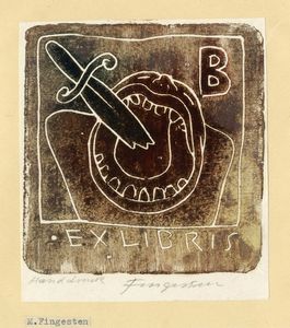 MICHEL FINGESTEN - Ex libris B(otta).