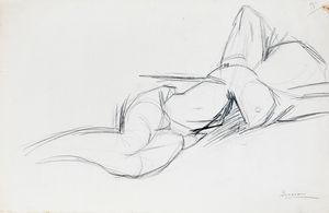 Umberto Boccioni - Nudo femminile.