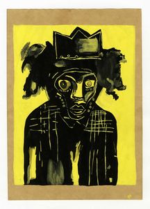 JEAN-MICHEL BASQUIAT - Untitled (Self-portrait).