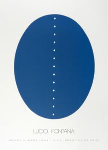 LUCIO FONTANA - Concetto spaziale.