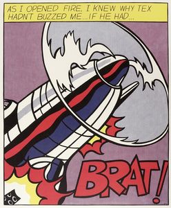 Roy Lichtenstein - As I opened the fire (Trittico).