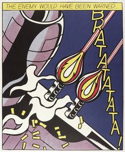 Roy Lichtenstein : As I opened the fire (Trittico).  - Asta Arte Antica, Moderna e Contemporanea [parte II] - Associazione Nazionale - Case d'Asta italiane