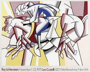 Roy Lichtenstein - Manifesto della Mostra di Roy Lichtenstein alla Galleria di Leo Castelli, New York.