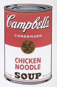 Andy Warhol - Campbell's Soup. Chicken noodle.