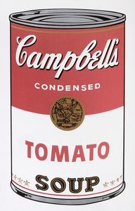 Andy Warhol - Campbell's Soup. Tomato.