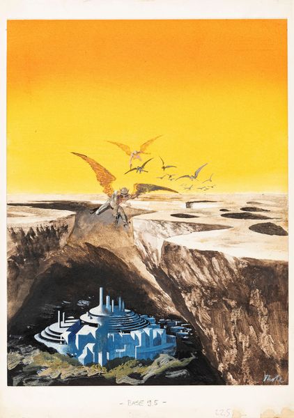 Karel Thole : Urania - I danzatori del crepuscolo  - Asta Fumetti: Tavole e Illustrazioni Originali - Associazione Nazionale - Case d'Asta italiane