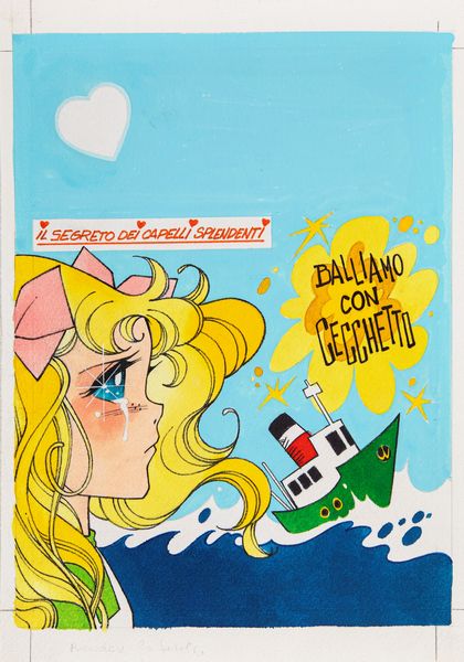 Sergio Frigerio : Candy Candy - Addio, Terry!  - Asta Fumetti: Tavole e Illustrazioni Originali - Associazione Nazionale - Case d'Asta italiane