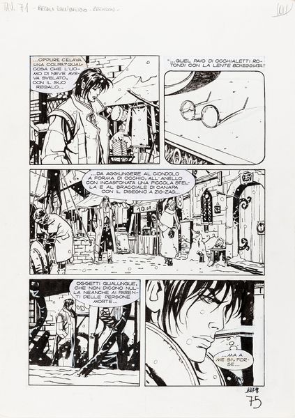 Lola Airaghi : Brendon - Regali dall'inferno  - Asta Fumetti: Tavole e Illustrazioni Originali - Associazione Nazionale - Case d'Asta italiane