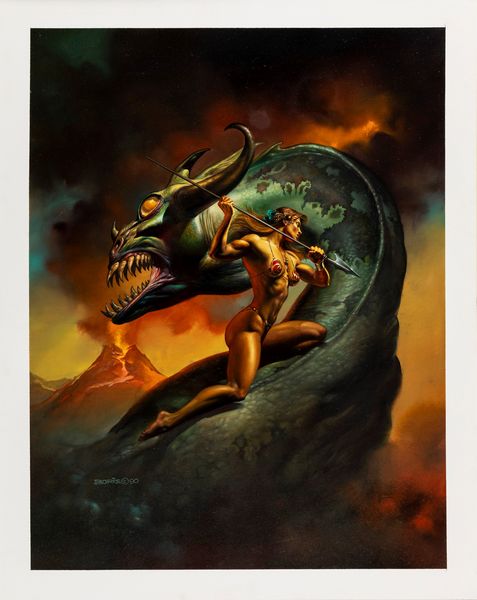 Boris Vallejo : The Basilisk  - Asta Fumetti: Tavole e Illustrazioni Originali - Associazione Nazionale - Case d'Asta italiane