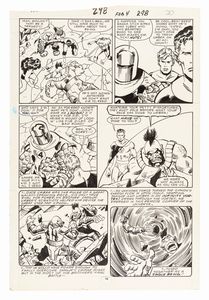 John Buscema - Fantastic Four - Closer Than Brothers!