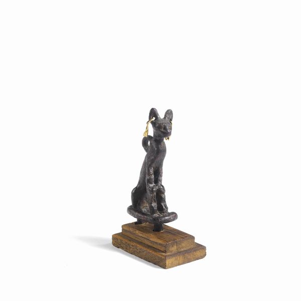 STATUETTA DELLA DEA BASTET  - Asta ARCHEOLOGIA - Associazione Nazionale - Case d'Asta italiane