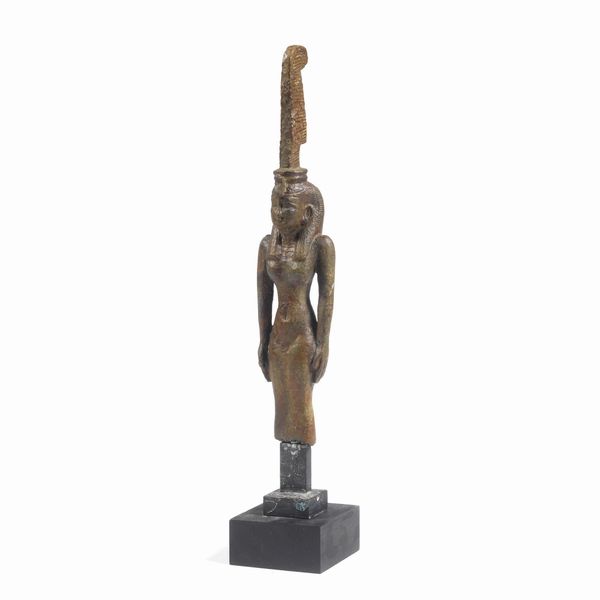 STATUETTA  DELLA DEA MAAT  - Asta ARCHEOLOGIA - Associazione Nazionale - Case d'Asta italiane