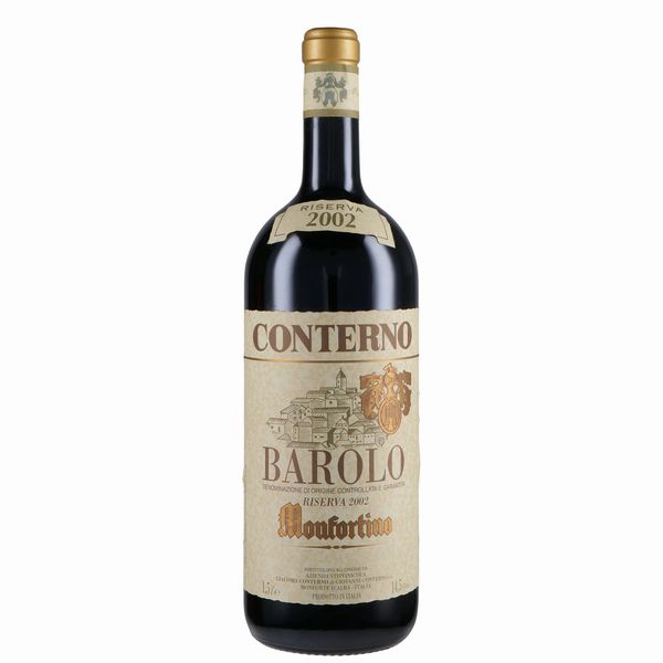 Barolo Monfortino Riserva Giacomo Conterno 2002  - Asta PANDOLFINI PER AMICI DI URI - ASTA BENEFICA PER SOSTENERE LA RICERCA SCIENTIFICA UROLOGICA - Associazione Nazionale - Case d'Asta italiane