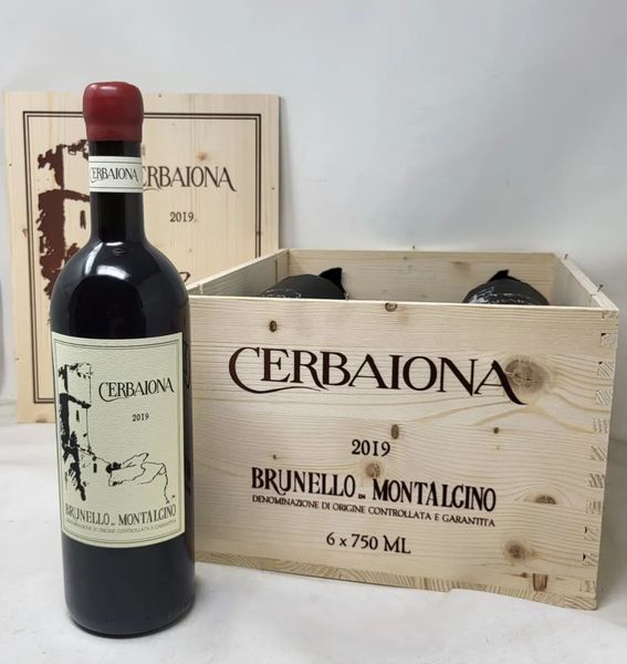 Brunello di Montalcino Cerbaiona 2019  - Asta PANDOLFINI PER AMICI DI URI - ASTA BENEFICA PER SOSTENERE LA RICERCA SCIENTIFICA UROLOGICA - Associazione Nazionale - Case d'Asta italiane