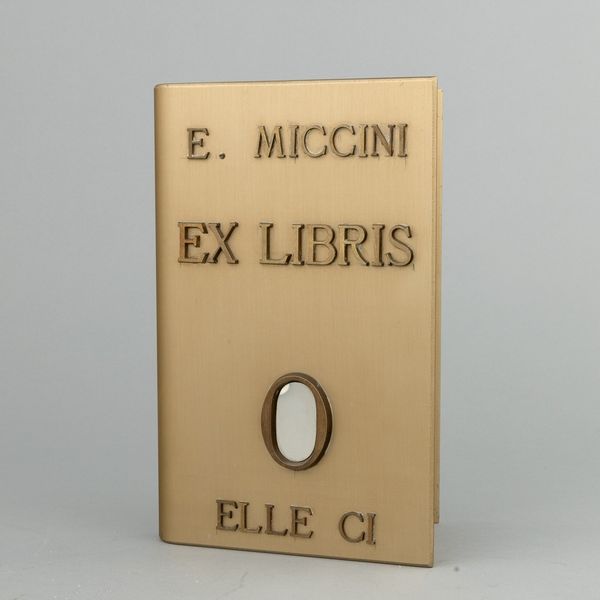 Eugenio Miccini : Ex libris  - Asta Poesia Visiva e Dintorni - Associazione Nazionale - Case d'Asta italiane