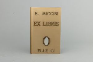 Eugenio Miccini : Ex libris  - Asta Poesia Visiva e Dintorni - Associazione Nazionale - Case d'Asta italiane