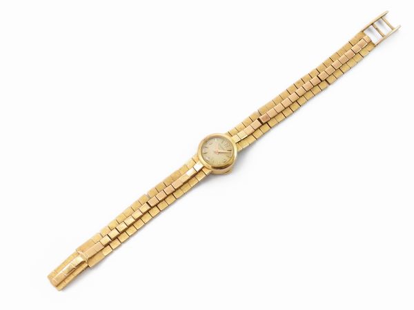 Orologio da polso per donna Jaeger Le Coultre in oro giallo  - Asta Gioielli e Orologi - Associazione Nazionale - Case d'Asta italiane