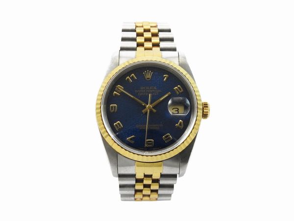 Orologio da polso per uomo Rolex Datejust in acciaio e oro  - Asta Gioielli e Orologi - Associazione Nazionale - Case d'Asta italiane