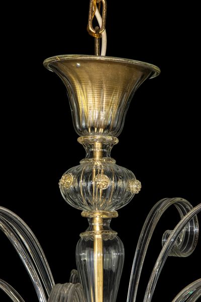 Lampadario vintage di Murano  - Asta 20TH CENTURY DESIGN From the late 19th to the early 21th Century - Associazione Nazionale - Case d'Asta italiane