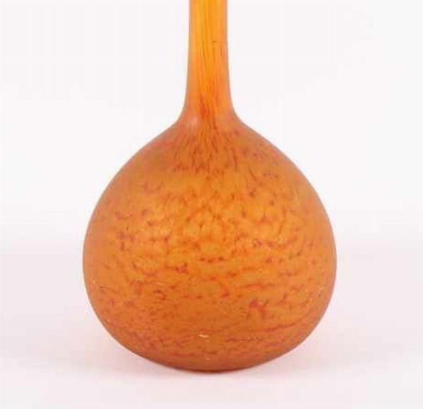 Vaso arancione Berluze Art Déco  - Asta 20TH CENTURY DESIGN From the late 19th to the early 21th Century - Associazione Nazionale - Case d'Asta italiane