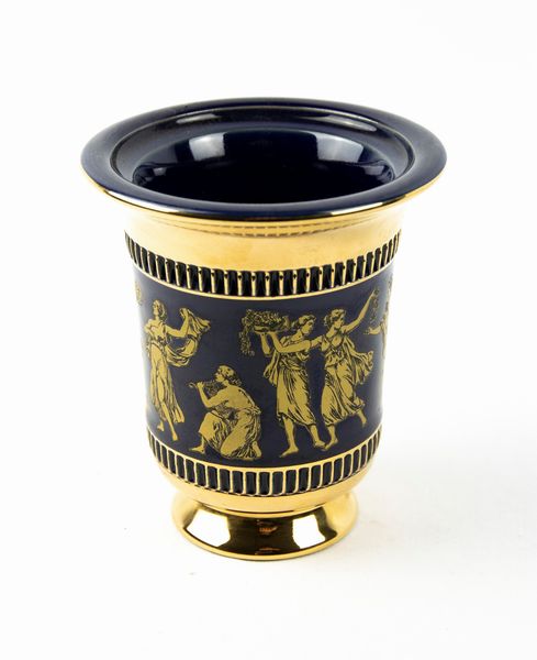 Piccolo vaso dorato e blu  - Asta 20TH CENTURY DESIGN From the late 19th to the early 21th Century - Associazione Nazionale - Case d'Asta italiane