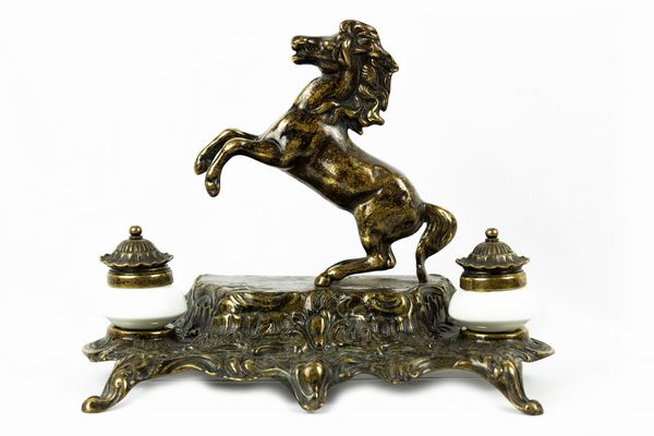 Calamaio in bronzo  - Asta 20TH CENTURY DESIGN From the late 19th to the early 21th Century - Associazione Nazionale - Case d'Asta italiane