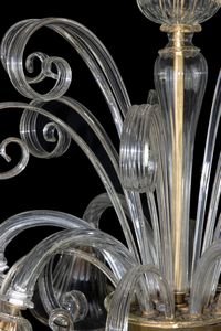 Lampadario vintage di Murano  - Asta 20TH CENTURY DESIGN From the late 19th to the early 21th Century - Associazione Nazionale - Case d'Asta italiane