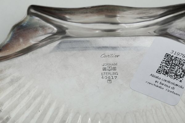 Centrotavola a conchiglia. Gorham, USA XX secolo per Cartier  - Asta L'Art de la Table - Associazione Nazionale - Case d'Asta italiane