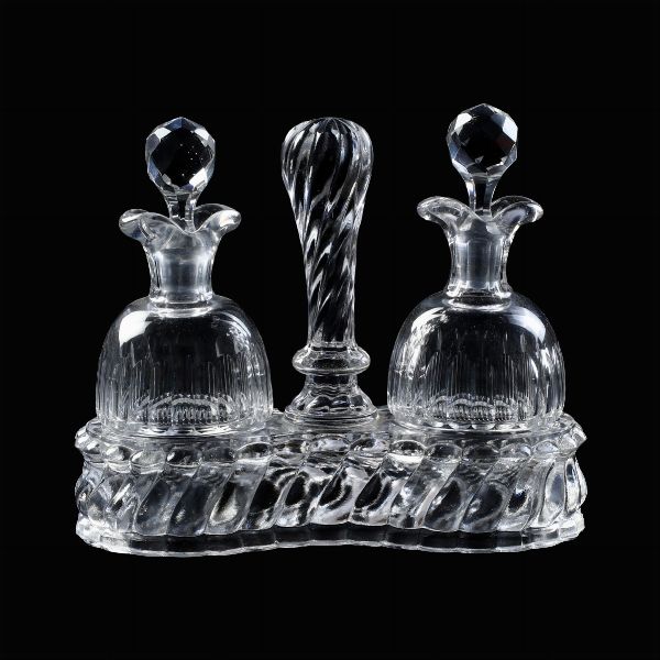 Oliera Bambou<BR>Francia, Manifattura Baccarat, fine del XIX secolo<BR><BR>  - Asta L'Art de la Table - Associazione Nazionale - Case d'Asta italiane