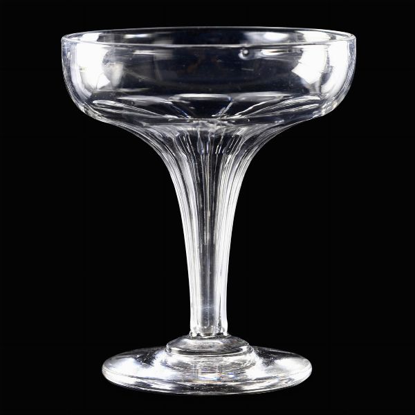 Nove coppe da champagne<BR>Francia, Manifattura Baccarat, 1920 circa<BR>  - Asta L'Art de la Table - Associazione Nazionale - Case d'Asta italiane