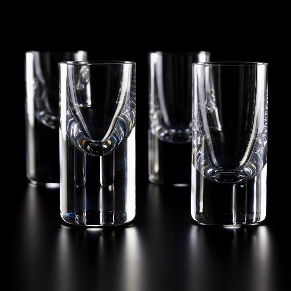 Servizio di bicchieri Tir Bar<BR>Francia, Manifattura Baccarat, 1972-1978<BR>Designer Roberto Sambonet (1924-1995)<BR>  - Asta L'Art de la Table - Associazione Nazionale - Case d'Asta italiane