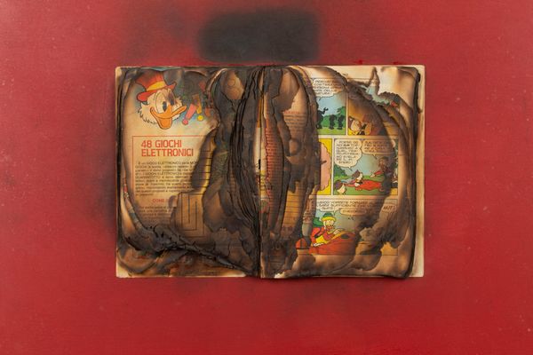 BERNARD AUBERTIN : Livre Brulé – le journal de Mickey Mouse  - Asta Arte Moderna e Contemporanea - Associazione Nazionale - Case d'Asta italiane