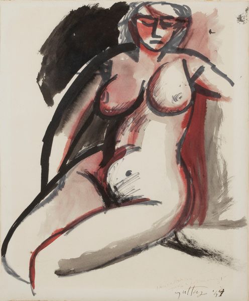 Renato Guttuso : Figura femminile  - Asta Arte Moderna e Contemporanea - Associazione Nazionale - Case d'Asta italiane