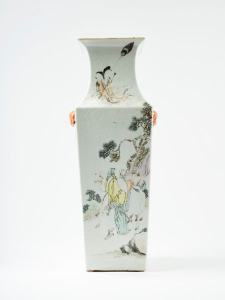 Vaso in porcellana Qianjiang  - Asta Arte Orientale  - Associazione Nazionale - Case d'Asta italiane