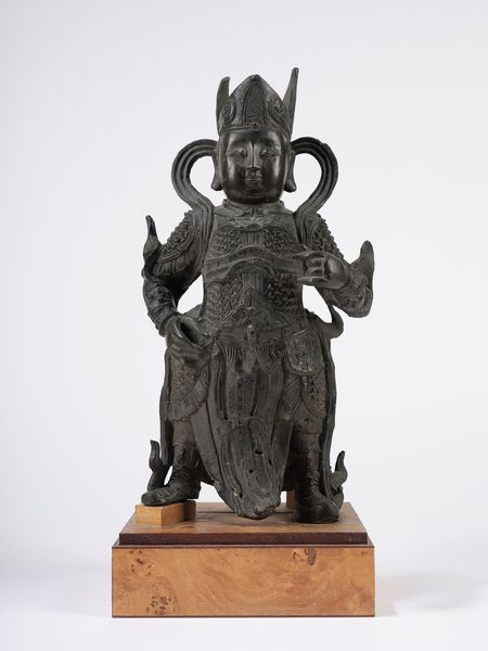 SCULTURA IN BRONZO RAFFIGURANTE WEITUO  - Asta Arte Orientale  - Associazione Nazionale - Case d'Asta italiane