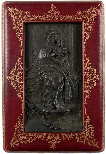 Madonna col Bambino, da Nicol Barabino  - Asta Antiquariato - Mobili, Sculture e Oggetti d'Arte - Associazione Nazionale - Case d'Asta italiane