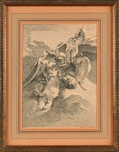 Gabriel Huquier, : Giochi di putti, da Francois Boucher e Baccanale con capra e amorini  - Asta Antiquariato - Mobili, Sculture e Oggetti d'Arte - Associazione Nazionale - Case d'Asta italiane