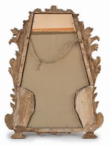 Cornice in legno intagliato e dorato, XVIII secolo  - Asta Antiquariato - Mobili, Sculture e Oggetti d'Arte - Associazione Nazionale - Case d'Asta italiane