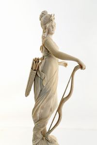 Scultura in avorio, Francia, XIX secolo  - Asta Antiquariato - Mobili, Sculture e Oggetti d'Arte - Associazione Nazionale - Case d'Asta italiane